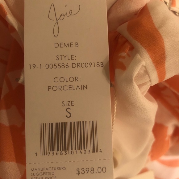 New! Joie Deme Dress in Porcelan - Picture 6 of 8